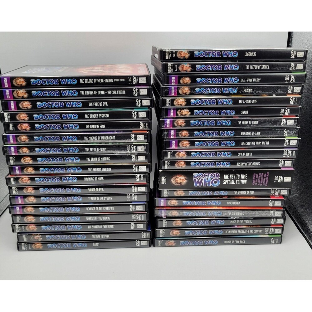 Classic Doctor Who DVD Lot 42 Total Stories (Like  New Disc) #75-116